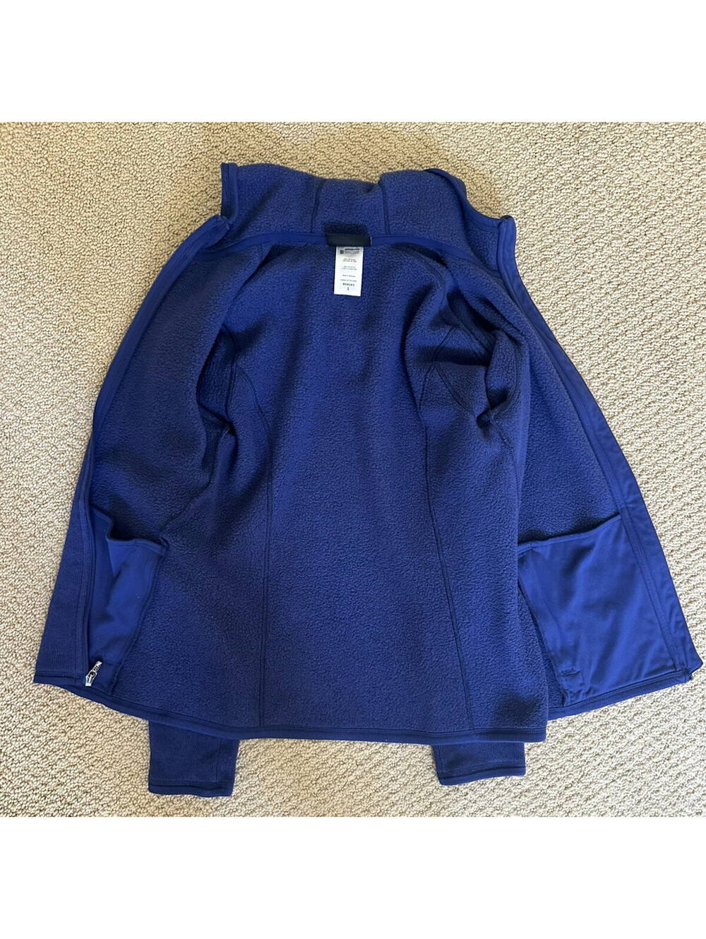 Patagonia Better Sweater Full Zip Fleece Jacket Hoodie Blue Womens S - Picture 5 of 9
